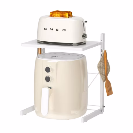 multifunctional Adjustable Height microwave oven stand kitchen rack air fryer dehydrating metal Electrical storage rack square