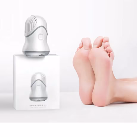 New Electric Usb Rechargeable Heelt Skin Care Vacuum Callus Remover Wireless Portable Adsorption Foot Grinder