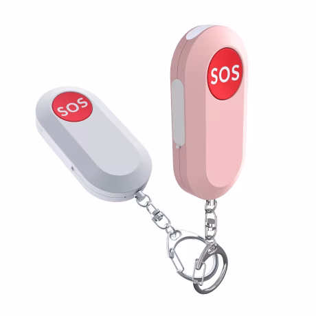 Personal Security Alarm Keychain With Led Lights Safety Pocket Devices Women Self Defense Personal Alarm