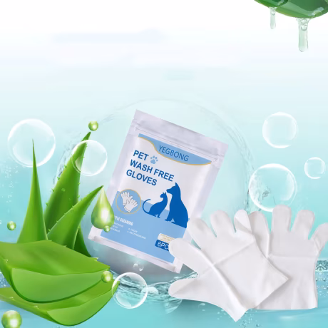 Pet Dog Bathing Grooming Cleaning Gloves Disposable Bathing Brush Pet Wipes