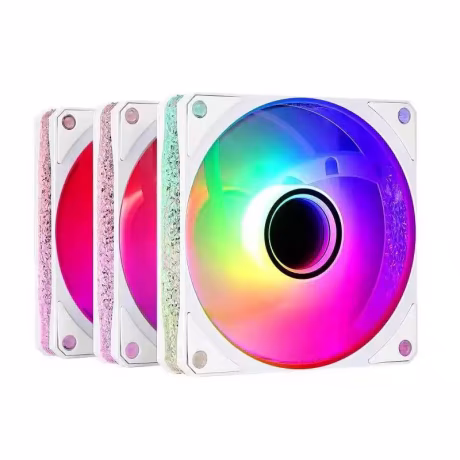 Prism 120mm computer case cpu cooler fan 5V 3pin/4pin ARGB Magic color super mute PWM temperature control speed regulation