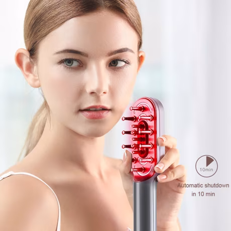 Professinal PR EMS EP Led Light Therapy Laser Comb Scalp Massager Regrowth Anti Hair Loss Treatments Hair Growth Comb