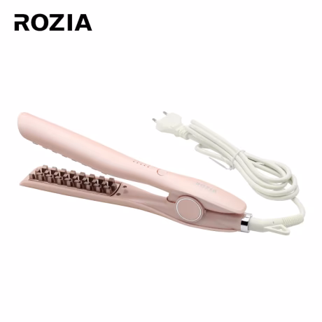 professional pink hair volumizing iron hair straightener with essential oil hair care and fast heat