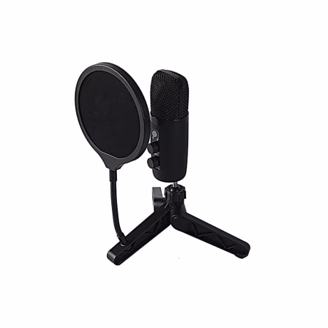 RGB Microphone Professional Condenser Microphones for iPhone Android PC Computer Laptop Phone Recording Singing Gaming Streaming