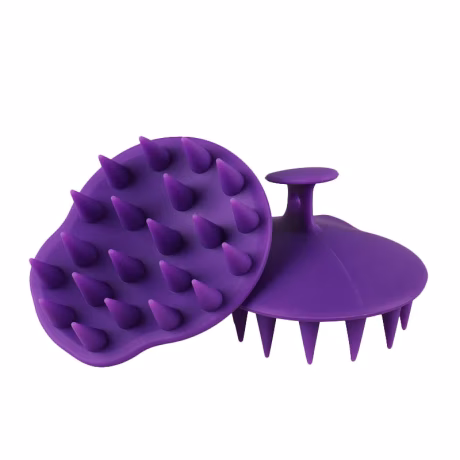 Scalp Massager Shampoo Brush with Soft &amp; Flexible Silicone Bristles for Hair Care and Head Relaxation, Ergonomic Scalp Scrubber
