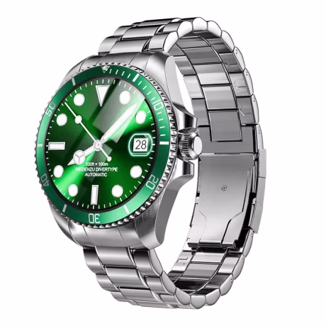 Smart watch case r1 pro stainless steel back round shape waterproof amoled smart watch band case smartwatch strap for men women