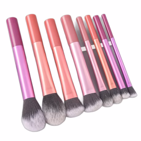 Soft Make up Brushes, Gentle on Skin, 8Pcs Premium Makeup Brush Set, Makeup Brushes, with 2Pcs Blender S