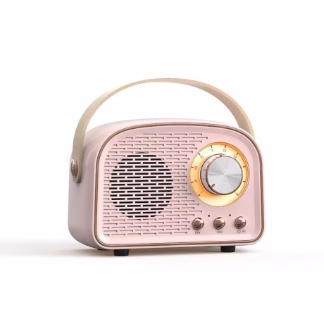 Speaker Practical Rechargeable Battery Operation Mode Mini Portable BT Compatible Office Wireless Retro Classical Bass