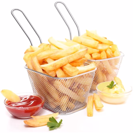 Square Potatoes Basket Kitchen Restaurant Supply Square Fryer Basket