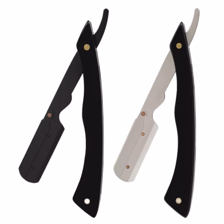 Straight Edge Barber Razor Knives Manual Beard Shaving And Care Replaceable Blades Shavette Barbershop Men's Shaver