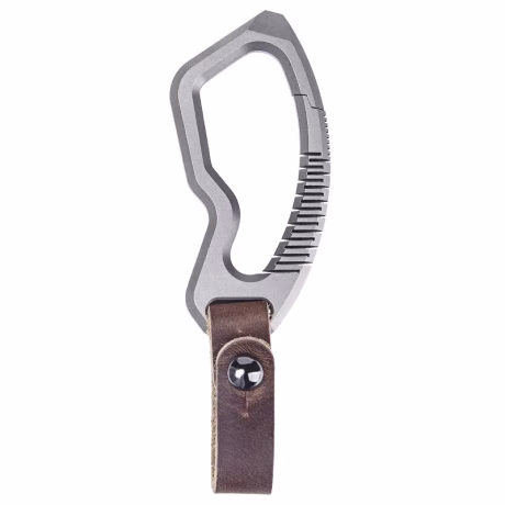 Titanium alloy simple keychain multifunctional car buckle waist hanging portable tool edc