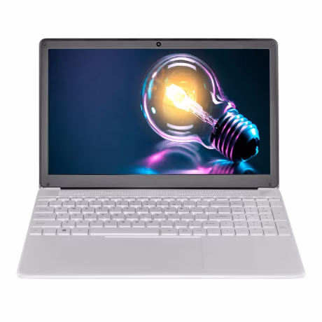 Ultra Thin Gaming Laptop 8GB 128GB Win10 Quad Core Notebook Laptop Computer for Office Home Silver White OEM