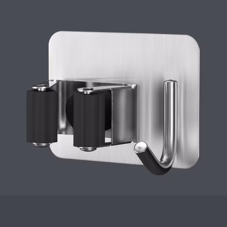 Wall Mount Tool Hanger Organizer Household Stainless Steel Mop Broom Holder