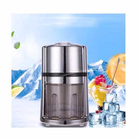Wholesale Home Manual Bar Cocktail Broken Block Ice Crusher Machine Plastic Shaved Smoothie Ice Maker Machine