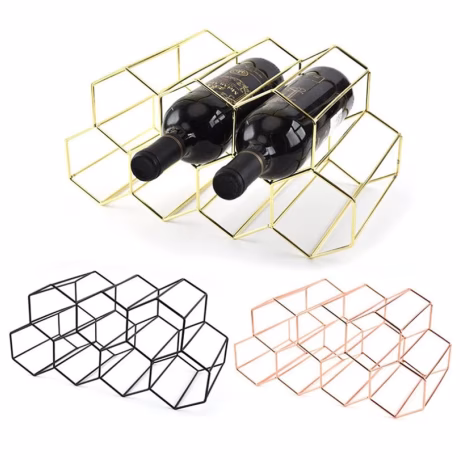Wholesale New Design Wood Wall Mounted Wine Glass Bottle Rack Wall Mounted