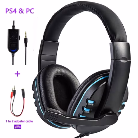 Wired gaming Headphones Gamer Headset with Microphone for Computer,Laptop,PS4 Play Station 4 Tablet game