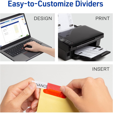 ONVELS Pick: Avery Multicolor 8-Tab Dividers