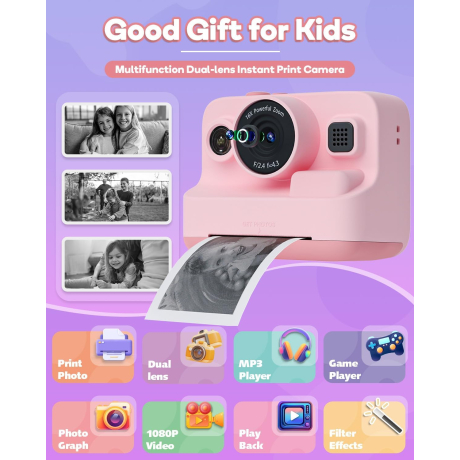 ONVELS Pick: Dylanto Kids Instant-Print Camera