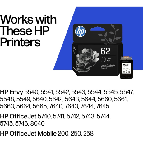 ONVELS Pick: HP 62 Black Ink Cartridge
