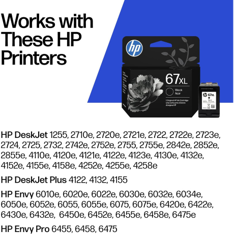 ONVELS Pick: HP 67XL Black High-Yield Ink Cartridge