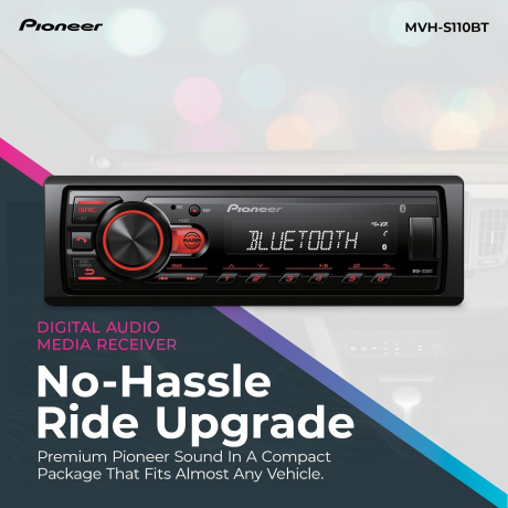 ONVELS Pick: Pioneer MVH-S110BT Bluetooth Car Stereo