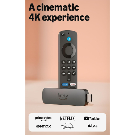 ONVELS Pick: Amazon Fire TV Stick 4K Plus (newest model) with AI-powered Fire TV Search, Wi-Fi 6, stream hundreds of thousands of movies and shows, free &amp; live TV, find shows faster with Alexa+
