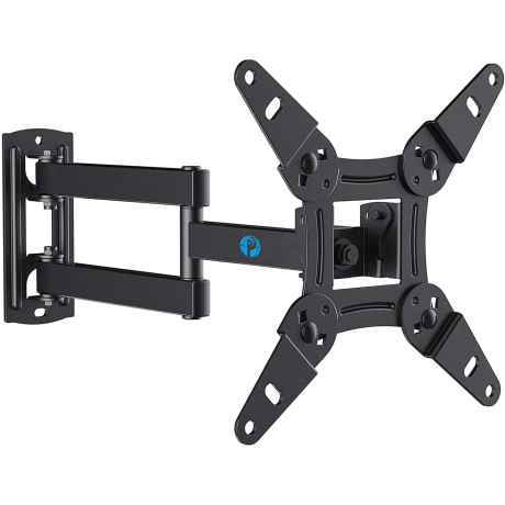 ONVELS Pick: Pipishell Full Motion TV Wall Mount for Echo Show 21/15 and 13-43 Inch Flat Curved Screen TVs &amp; Monitors, Max VESA 200x200mm up to 44lbs, TV Mount Wall Bracket with Rotation Swivel Tilt Extension