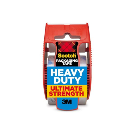 ONVELS Pick: Scotch Heavy Duty Packing Tape, 1.88 in x 27.7 yd, 1 Roll | Clear Packing Tape, Guaranteed to Stay Sealed*, Heavy Duty Tape for Boxes, Shipping, Moving, and Storage