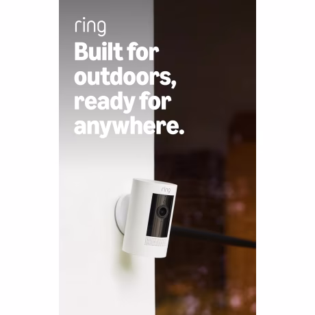 Ring Outdoor Cam (Stick Up Cam), White