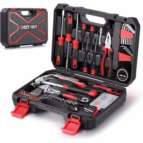 Eastvolt 128-Piece Home Repair Tool Set with Toolbox