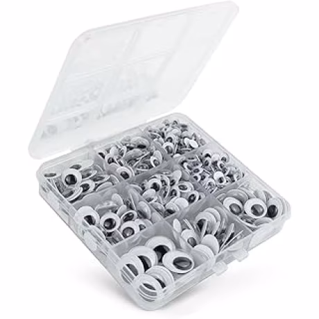 520 piezas Wiggle Googly Eyes con autoadhesivo