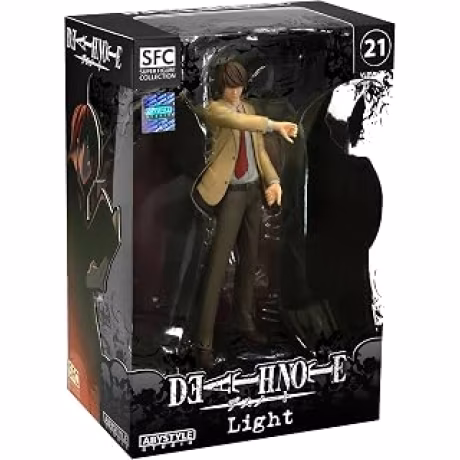 ABYSTYLE Studio Death Note Light SFC - Figura coleccionable de PVC, estatua de anime de manga de anime, decoración para el hogar, habitación, oficina, regalo