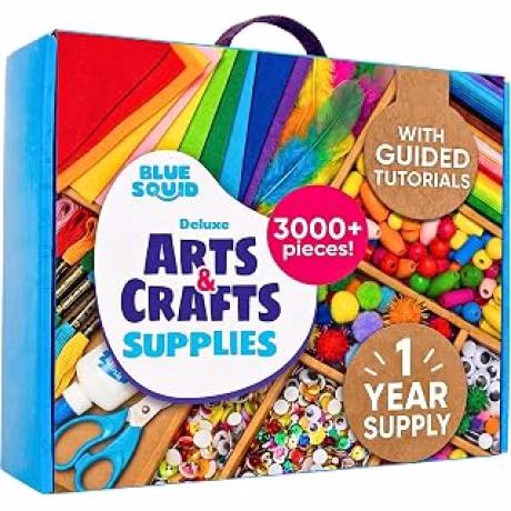 Blue Squid — Kit de manualidades para niños con más de 3000 piezas