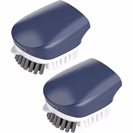 Cepillos azul marino para frutas y verduras, paquete de 2