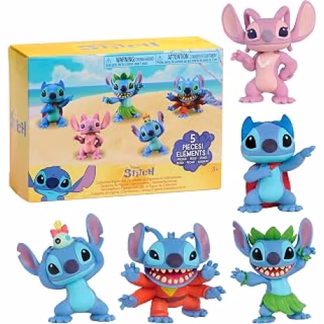 Disney Stitch - Paquete de 5 figuras coleccionables