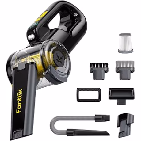 Fanttik Fold V10 APEX Deluxe — Aspiradora inalámbrica para automóvil con manguera flexible y cepillo para mascotas