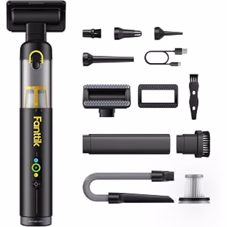 Fanttik Slim V10 APEX — Mini aspiradora inalámbrica para automóvil, 4 en 1