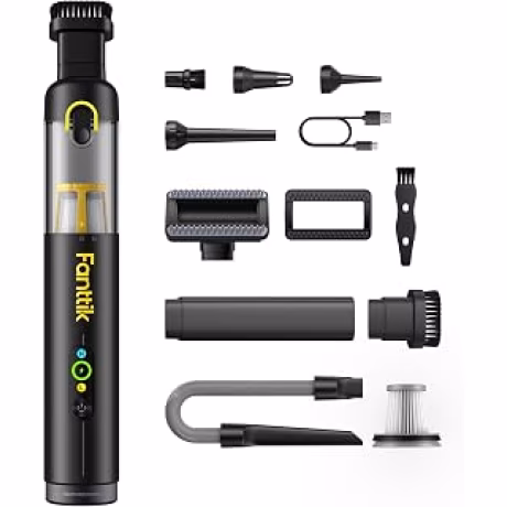 Fanttik Slim V10 Mate — Mini aspiradora inalámbrica para automóvil, 4 en 1