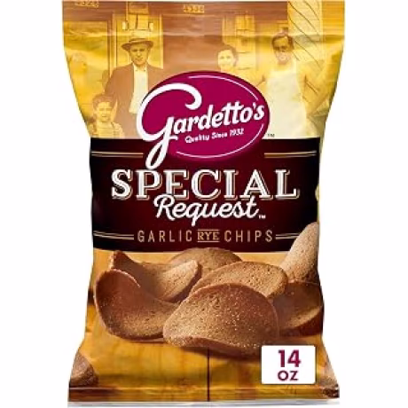 Gardetto's Special Request Chips de centeno de ajo, bolsa de aperitivos, 14 oz