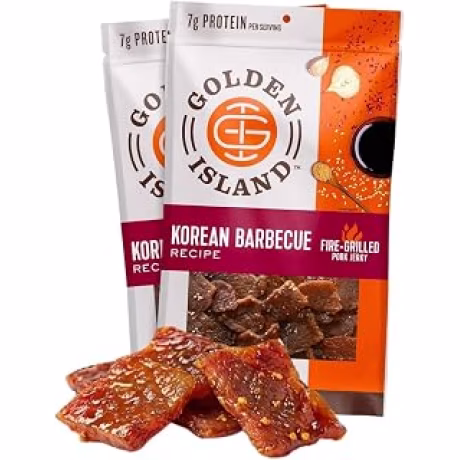 Golden Island Korean BBQ — Cecina de cerdo, 2 bolsas resellables de 9 oz
