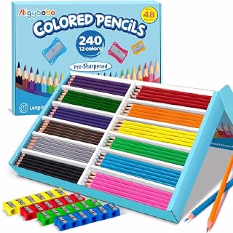 Juego de 240 lápices de colores para el aula