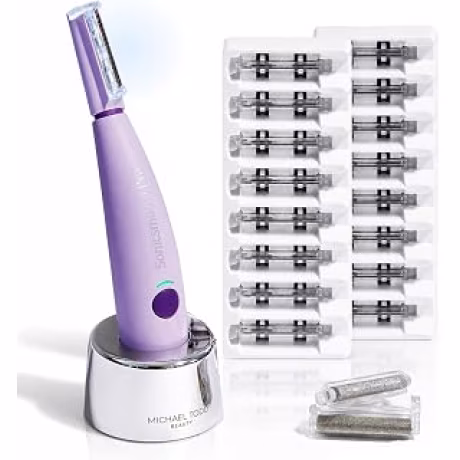 Michael Todd Beauty Sonicsmooth Pro+ — Sistema de dermaplaning con 16 cuchillas