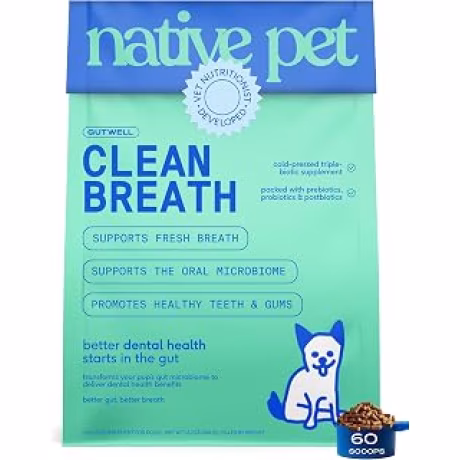 Native Pet Clean Breath — Producto de cuidado dental para perros