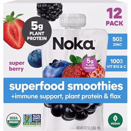 Noka — Bolsas de batido orgánico de bayas