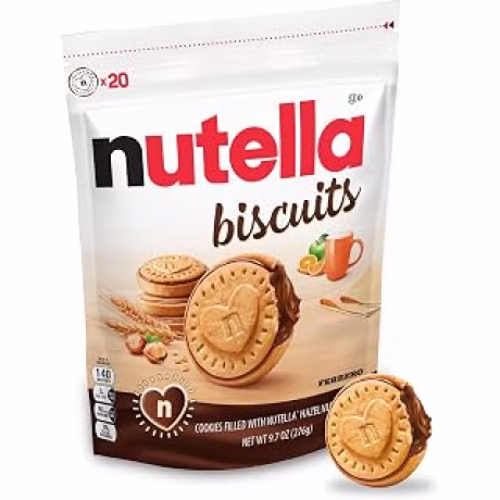 Nutella galletas rellenas de crema