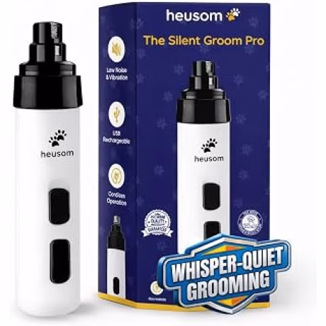 Silent Groom Pro lima eléctrica de uñas para mascotas
