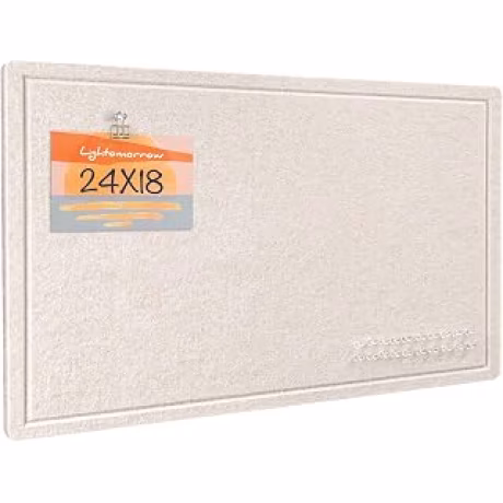 Tablero de anuncios de fieltro para pared de 24 x 18 pulgadas con chinchetas
