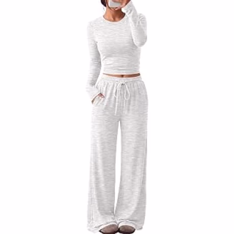 Trendy Queen - Conjunto de 2 piezas para mujer con bolsillos