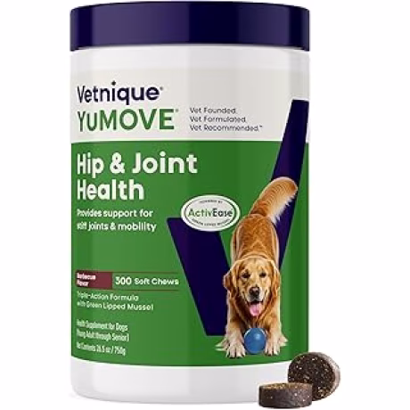 YuMOVE — Suplemento masticable para perros adultos con glucosamina, ácido hialurónico y omega 3