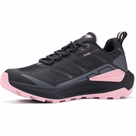 ZURIN - Zapatos de senderismo ligeros para mujer, tenis anchos para caminar